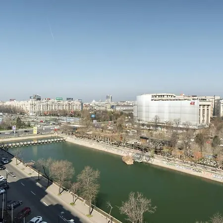 Appartement Superb River Views 1br + Parking Bucarest